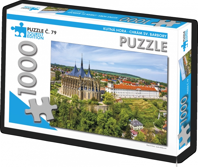 Puslespil 1000 brikker Kutná Hora Sankt Barbaras Katedralen