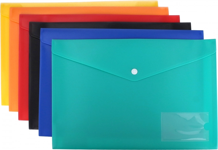 Dokumentmappe med navneskilt