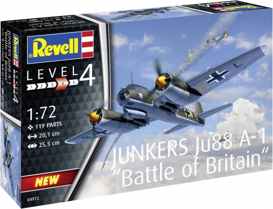 Model fly Junkers Ju88 A-1 Kampen om Storbritannien