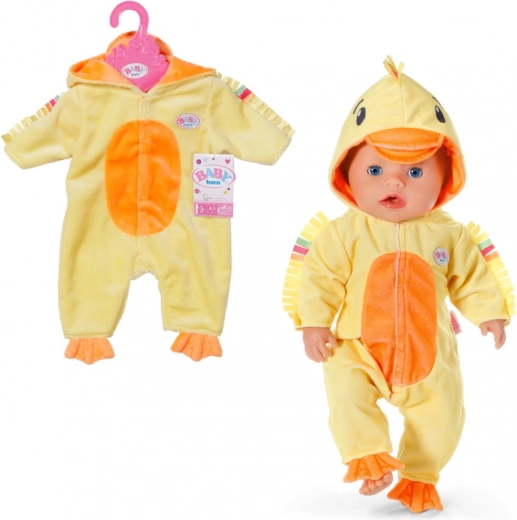 BABY born kostume Lille And til dukke 43 cm