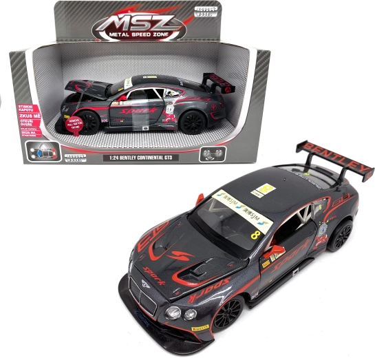 Metalmodel Bentley Continental GT3 Concept 1:24 med lys og lyd