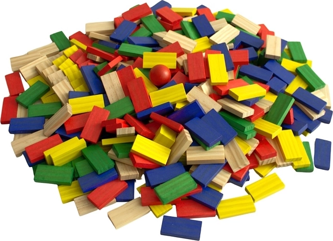 800 farverige dele til endeløse konstruktioner