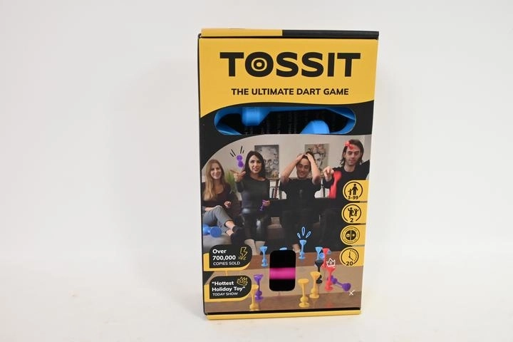 TOSSIT startsæt med sugekop-dartpile 7 stk. pink/blå