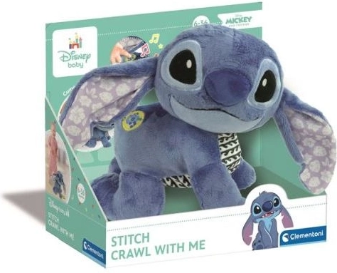 Interaktivt kravlende plydsdyr Stitch Clementoni Baby