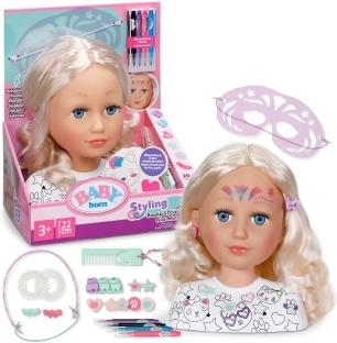 BABY born kreativ frisérhoved 22 cm
