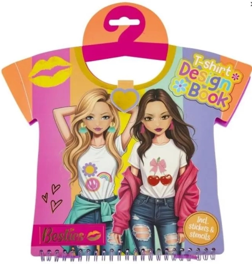 Kreativ bog fra Besties til design af T-shirts
