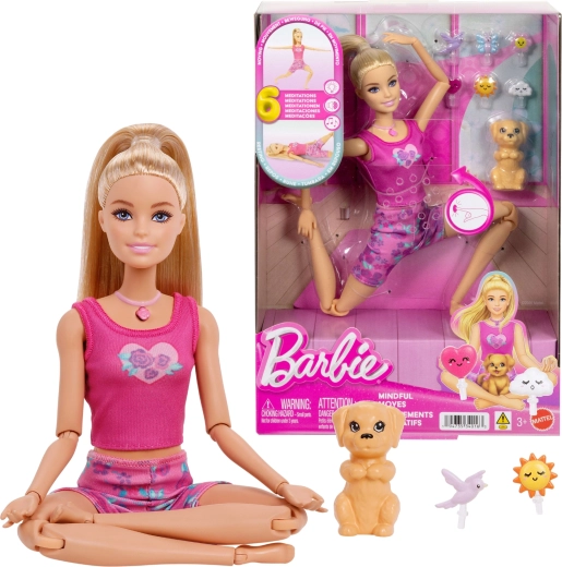 Barbie meditation, bevægelse og afslapning – Mindful Moves-dukke med lys og lyd