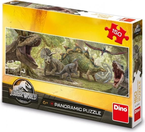 Panoramapuslespil Jurassic World Dino 150 brikker