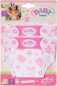 BABY born Bleer til dukker 36 cm - 2 stk.