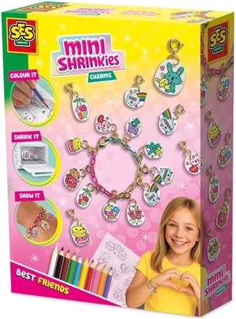 Ses Mini Shrinkies vedhæng bedste venner