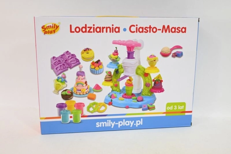 SmilyPlay børne-isbutik med modellervoks