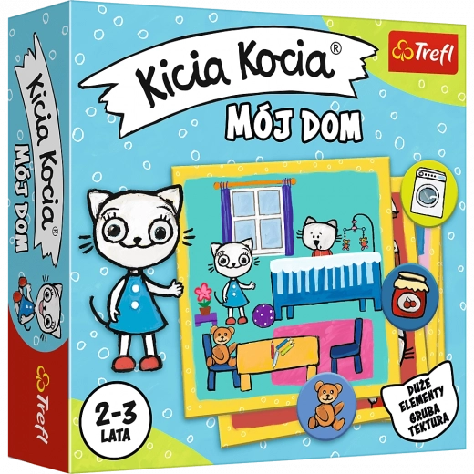 Kortspil Katten Kicia Mit hus for børn