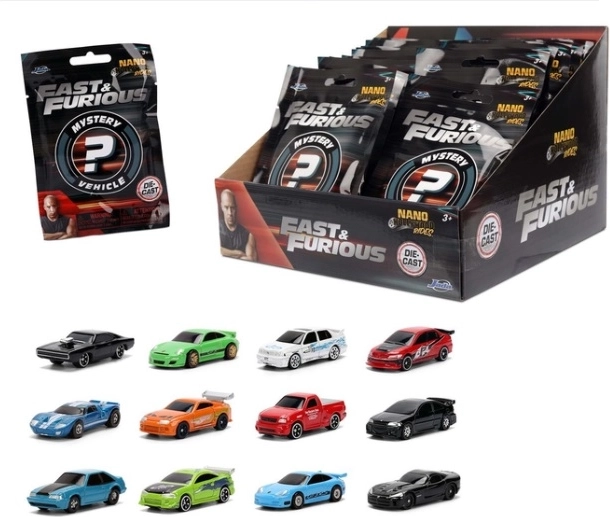 Jada Fast & Furious nano-bil 4 cm (blind bag) - 1 stk.