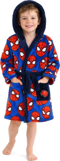 Børnebadekåbe med hætte, Spider-Man