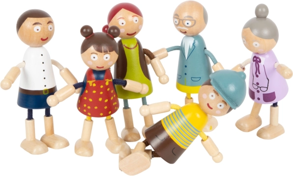 træfigurer familie fra Small Foot