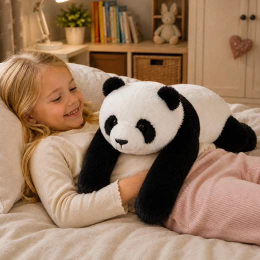Ekstra stor og super krammevenlig panda (65 cm)