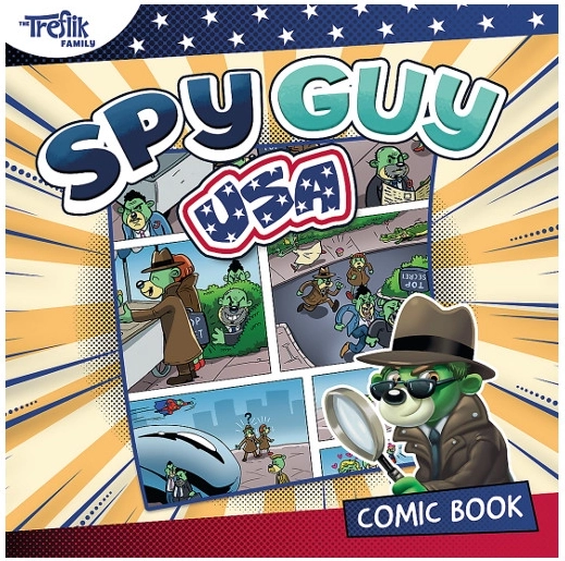 Tegneserie Spy Guy USA