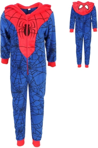Spider-Man fleece-heldragt til børn