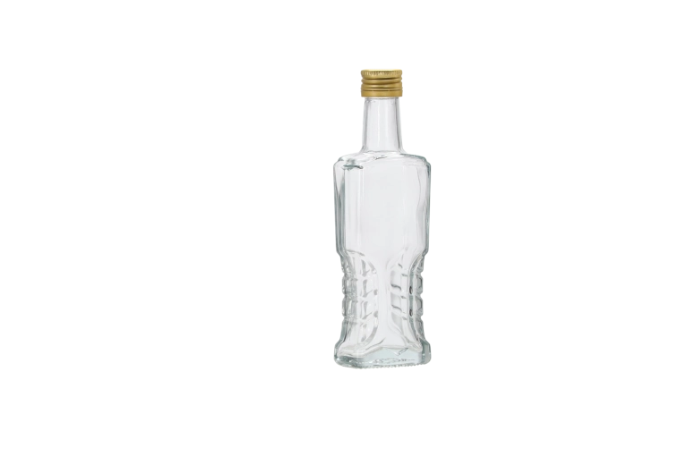Glasflasker 100 ml med skruelåg 22 mm – sæt med 12 stk.