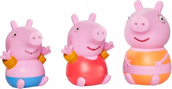 3 populære Peppa Pig-figurer i pakken