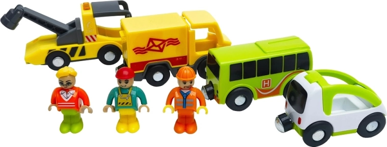 2Kids Toys sæt med bykøretøjer med figurer