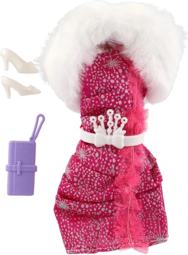 Elegant kjole med blød krave