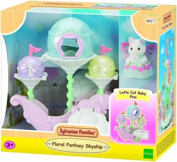 Sylvanian Families flyvende blomstfeerbåd