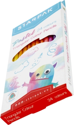 24 bløde pastelfarver