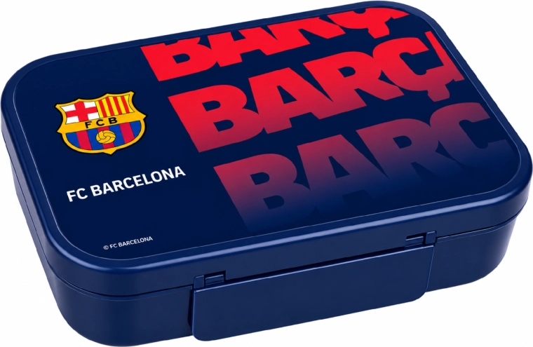 Tredelt madkasse til snacks FC Barcelona