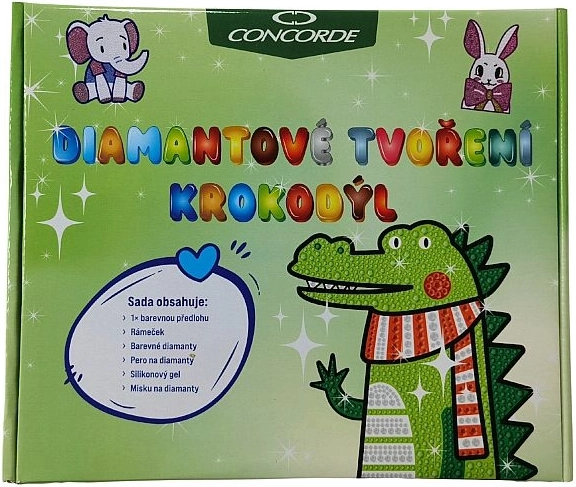 Diamantkunst Concorde – krokodille