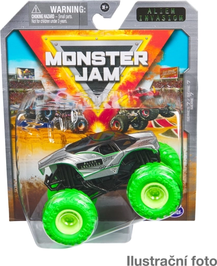Monster Jam metalstøbt monstertruck 1:64 – assorteret