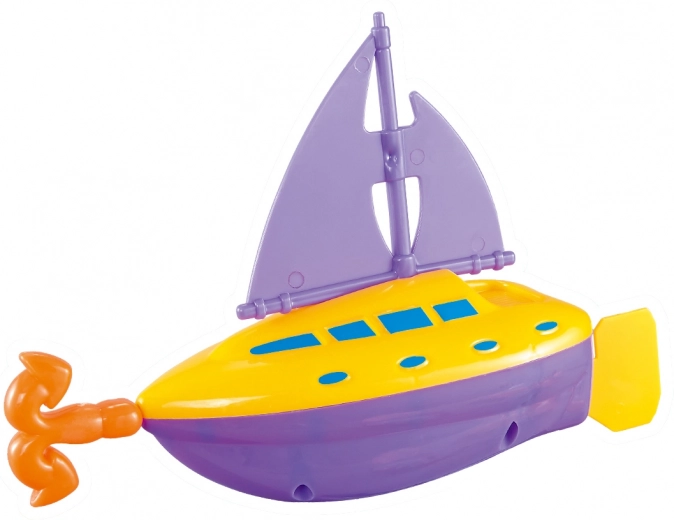 Optrækkelig båd med anker til vand