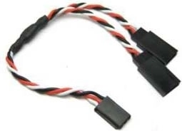 Y-splitterkabel til servo Futaba 90 cm (snoet) - 1 stk.