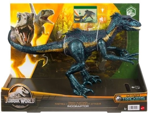 Angribende Indoraptor med Lyde