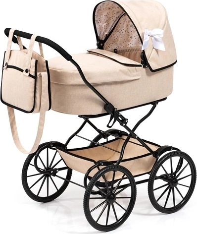Bayer Classic retro dukkevogn med taske