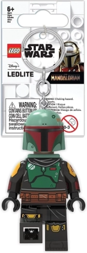 Lego Star Wars lysende nøglering Boba Fett med LED