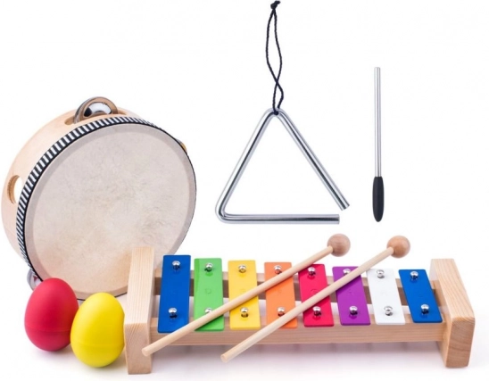 Musiksæt til børn – 8-delt instrumentsæt