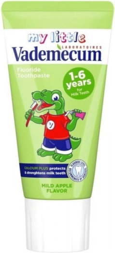 Vademecum Junior æble tandpasta til børn 0–6 år 50 ml