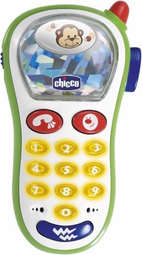 Chicco vibrerende telefon med kamera til børn 6 m+