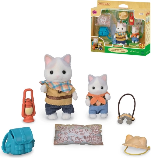 Sylvanian Families udforskersæt med Latte-katte - 2 stk.