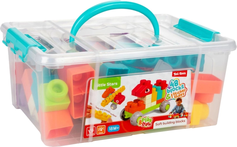 Praktisk opbevaringsboks med hank