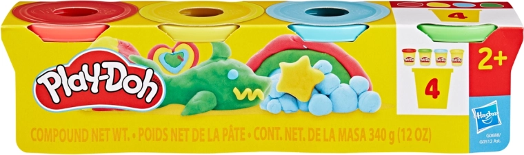 Play-Doh sæt modellervoks 4×85 g