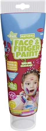 Boti Natural rød naturlig finger- og ansigtsmaling 100 ml