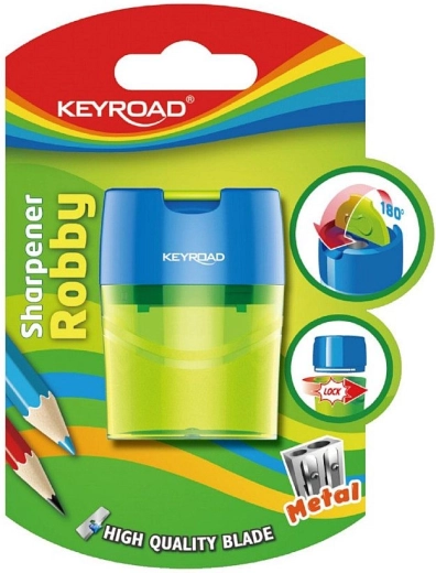 Keyroad Robby Duo blyantspidser med beholder