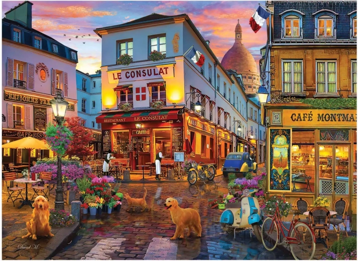 Anatolian Puslespil Café Montmartre 1000 brikker