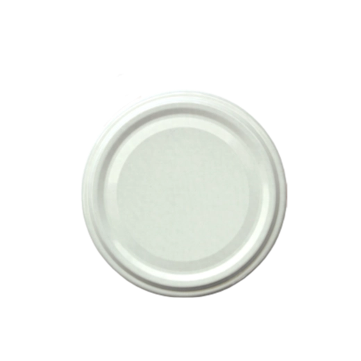 Sæt med sorte metal­låg 53 mm – 20 stk.