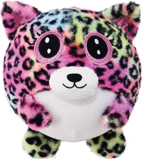 Oppustelig plysbamse leopard 23 cm