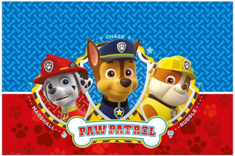 Børneplastdug Paw Patrol 120 × 180 cm