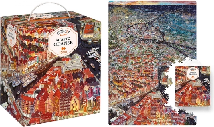 CzuCzu Puzzlove byen Gdańsk 1000 brikker