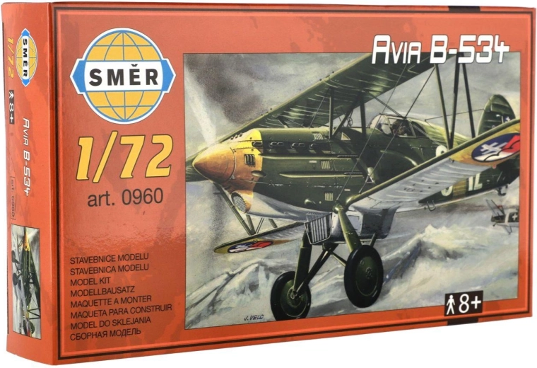 Směr plastmodel af flyet Avia B-354 i målestoksforholdet 1:72
